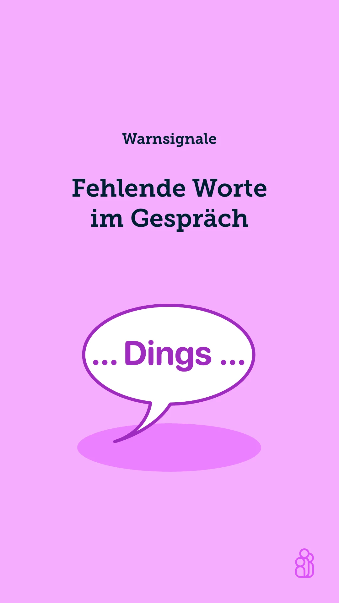 Sprachstörungen oder Wortfindungsprobleme