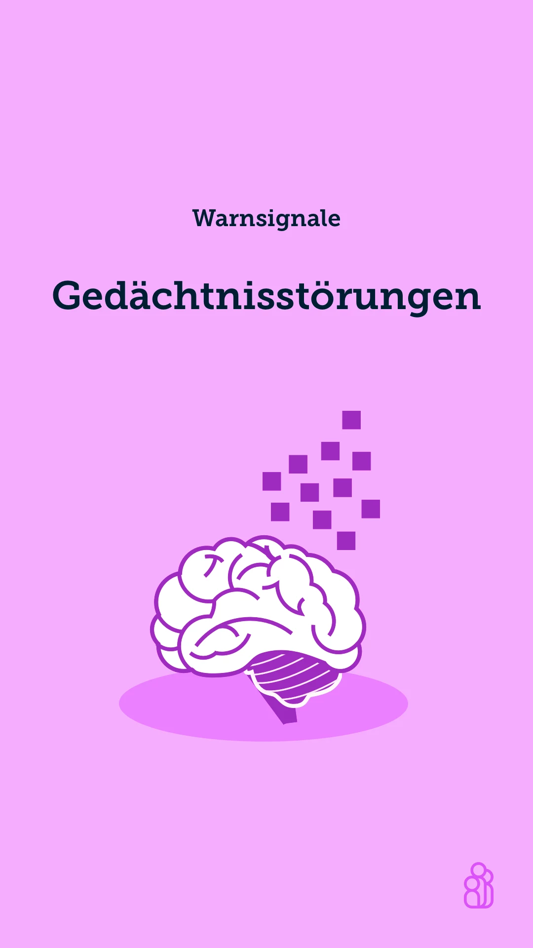 Gedächtnisprobleme (z. B. Vergessen wichtiger Termine, Verwechslung von Wochentagen)