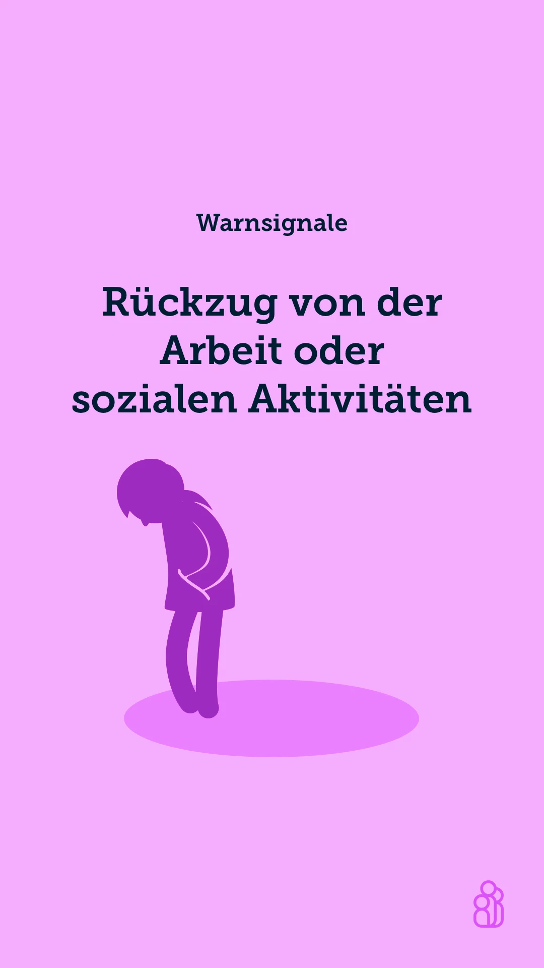 Rückzug aus sozialen Aktivitäten oder Hobbys
