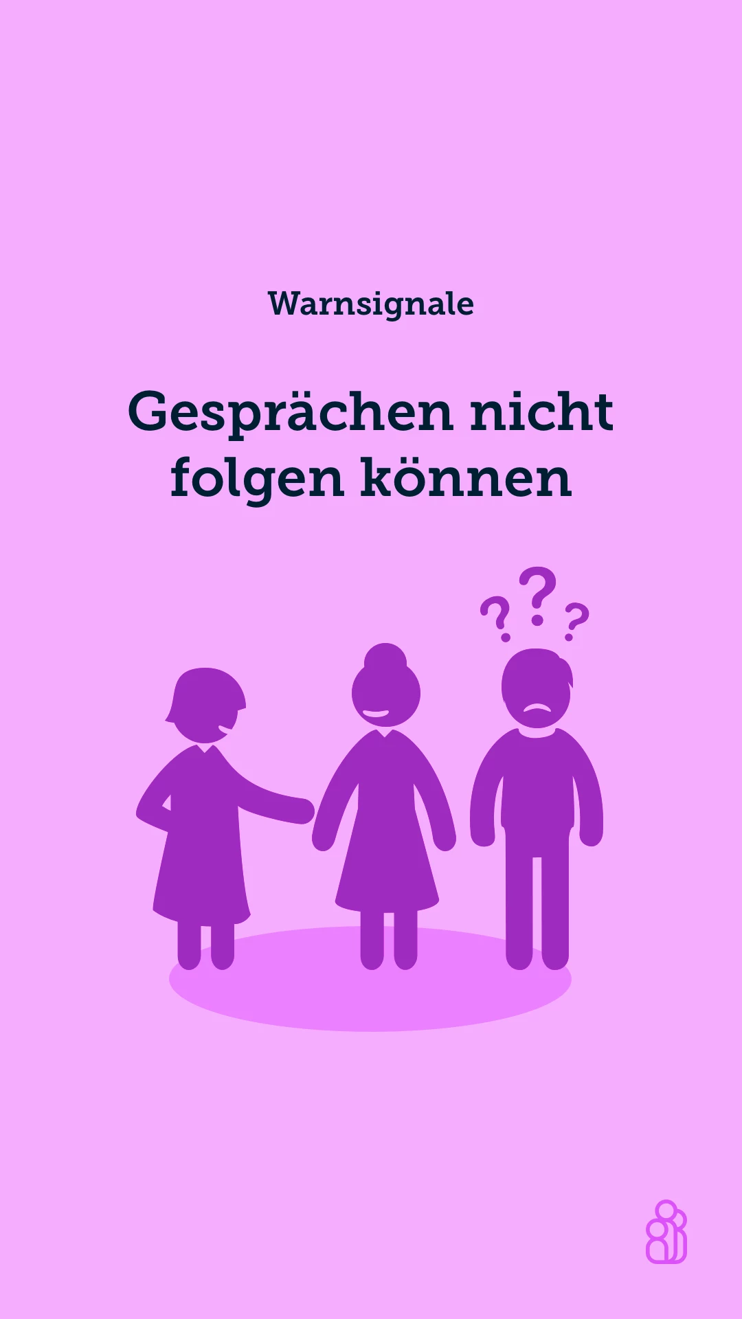 Gesprächen nicht folgen können