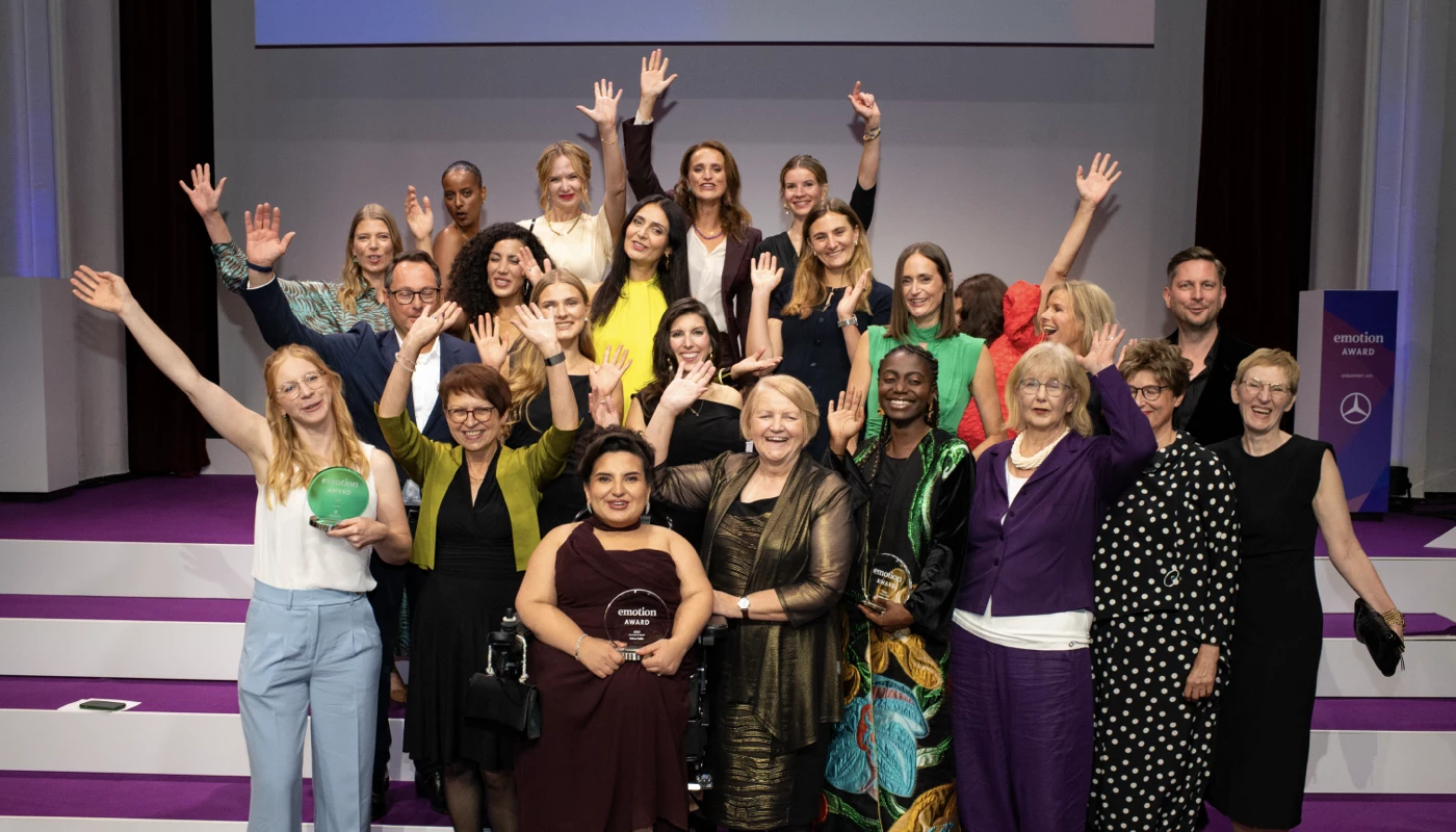 Gruppenbild aller Gewinner des Awards